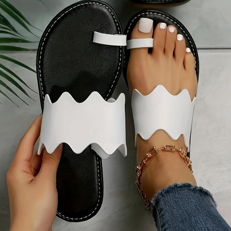 Women'S Cool Slippers, Skirts, Toes, Solid Color Casual Beach Outdoor Home Slippers