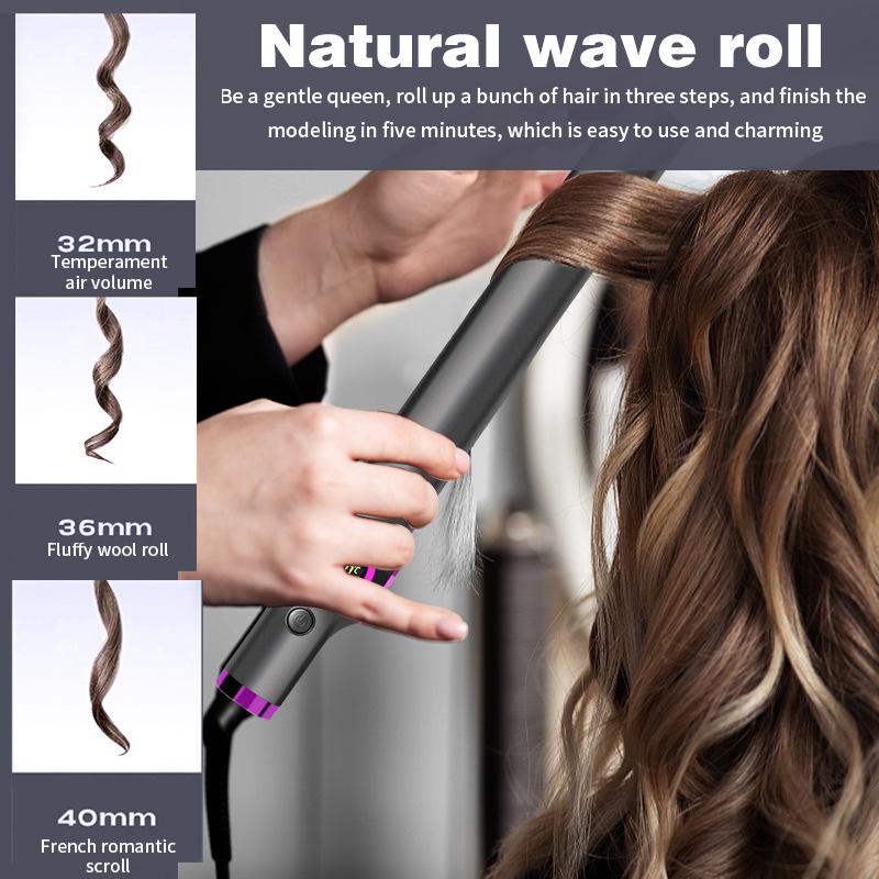 Dual-Purpose Digital Display Curler: Automatic Curling & Straightening Iron