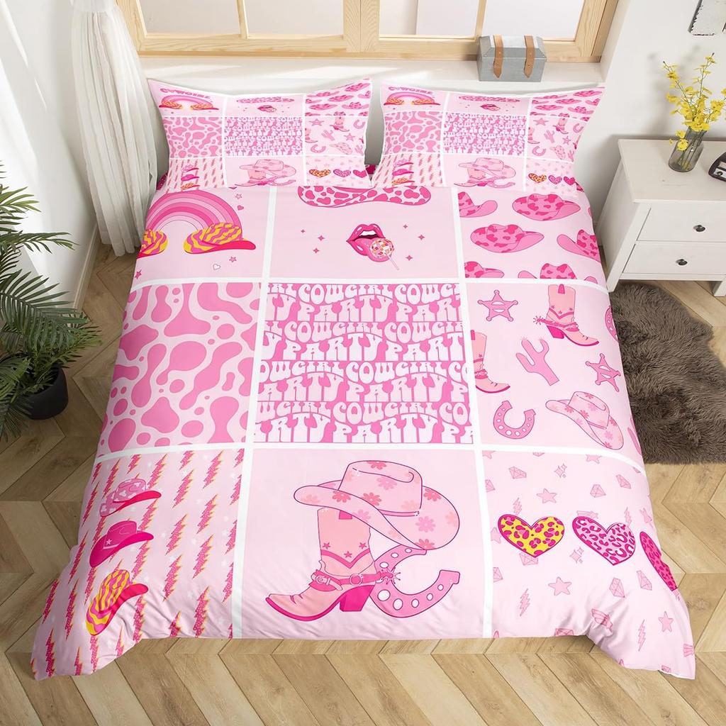 Hat Duvet Cover For Kids Boys Girls Queen Size Lightweight Down Quilt Covers  Bedroom Decor 2 Pillowcases 1 Duvet Cover No Quilt