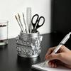 huaqianguhh Engine Model Pen Pencil Holder, Creative Desk Organizer for Home Office, Desktop Stationery Storage Gift Car Enthusiasts Mechanics