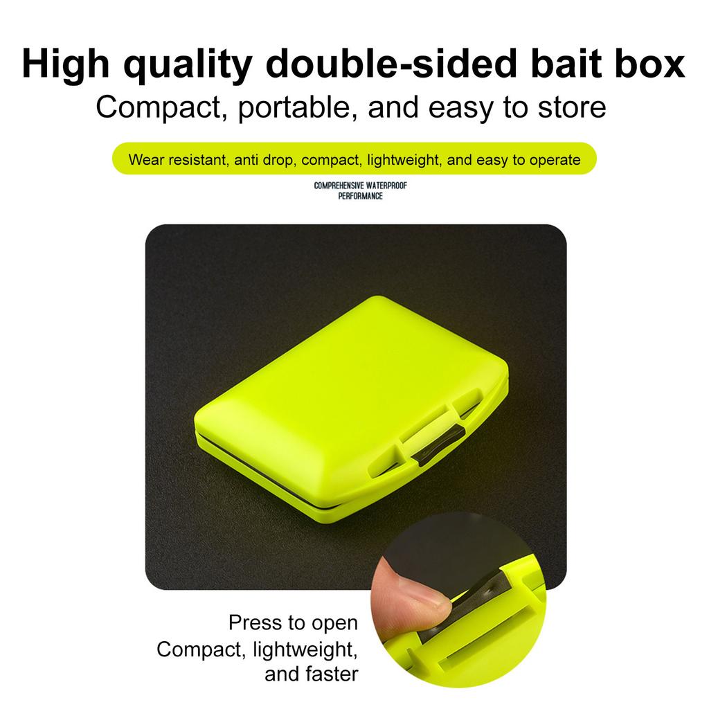 Tackle Box Fishing Box Fishing 10 Transparent Bag Storage Box Accessories Fishing Box Spoon Hook Fishing Square Fishing Box Set Box