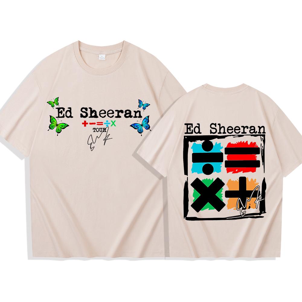 

Ed Sheeran Mathematics 2026 Tour Summer TShirts Unisex Women Fashion Harajuku ONeck Short Sleeve Shirts Music Fans Gift Tops 4XL