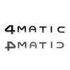 3D ABS Chrome Silver Black Car Rear Trunk Badge Sticker EQC400 4MATIC Emblem Logo  EQA EQB EQE EQC 400 Accessories