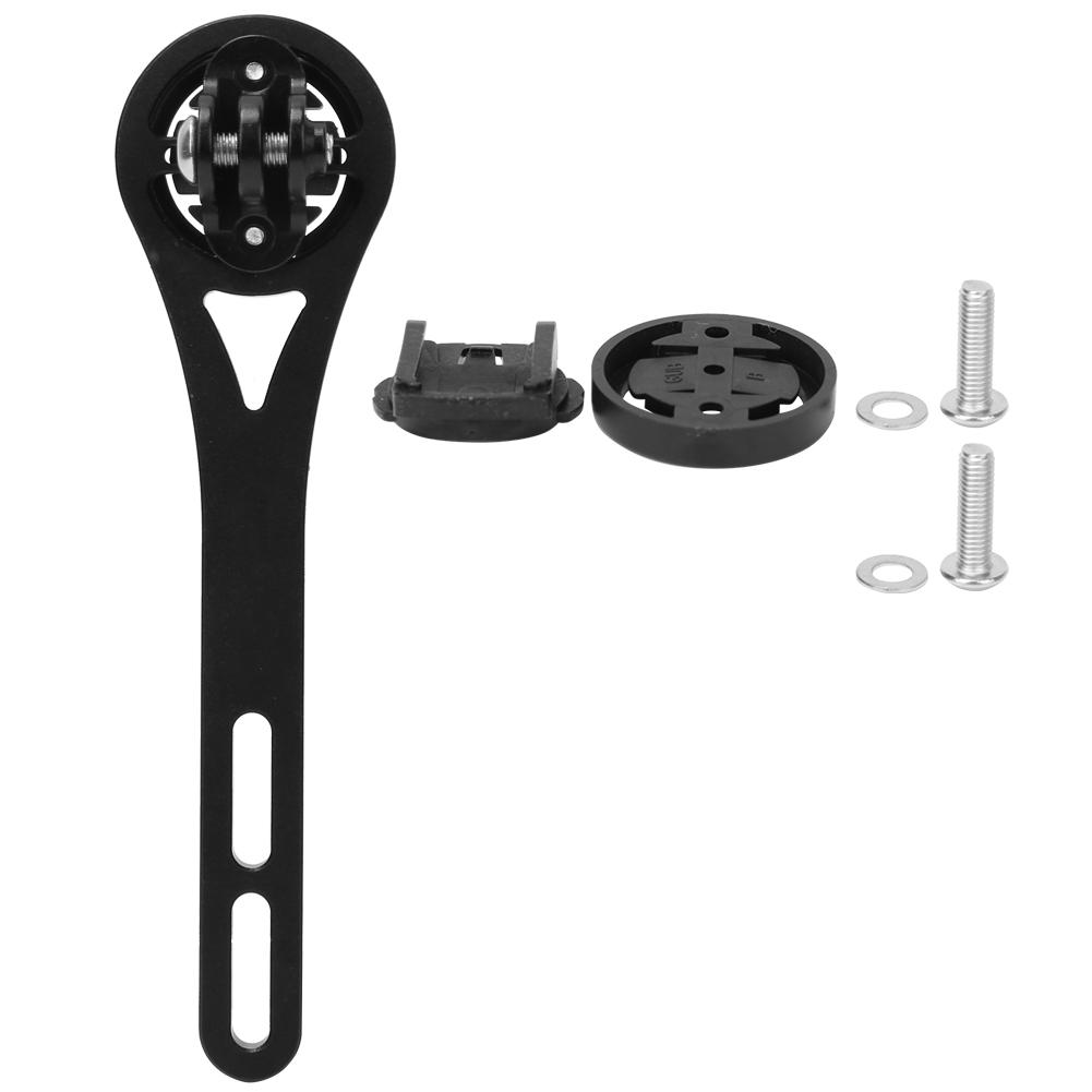 Schwarz Aluminiumlegierung Langlebige Fahrradcomputerhalterung Halterung Fahrradzubehör