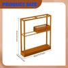 As A Practical Stand And Container for [unclear - Possibly "metal Entryway Decoration"].