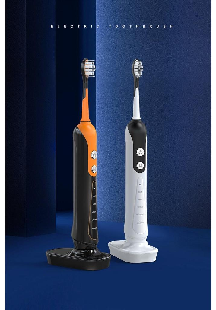 Magnetic Levitation Sonic Electric Toothbrush, Wireless Charging, Waterproof, Soft Bristles, Adult Model