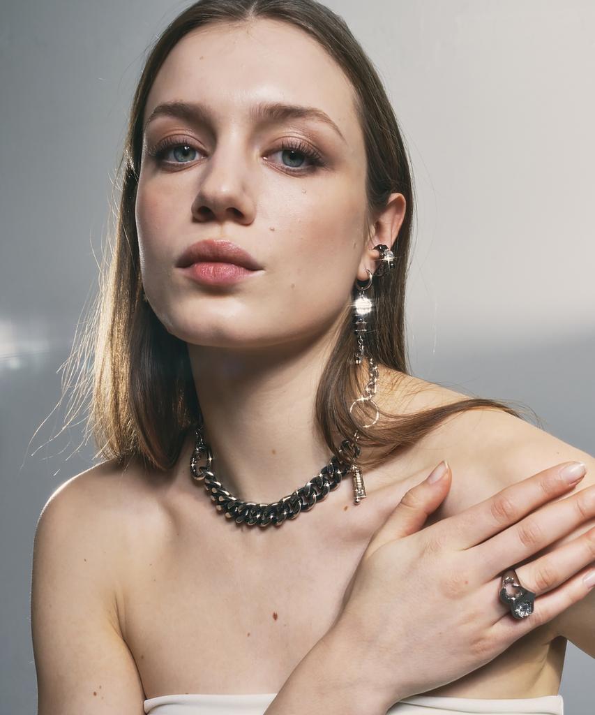 Sentiments No.307 [Silver] Heart Meteor Ring