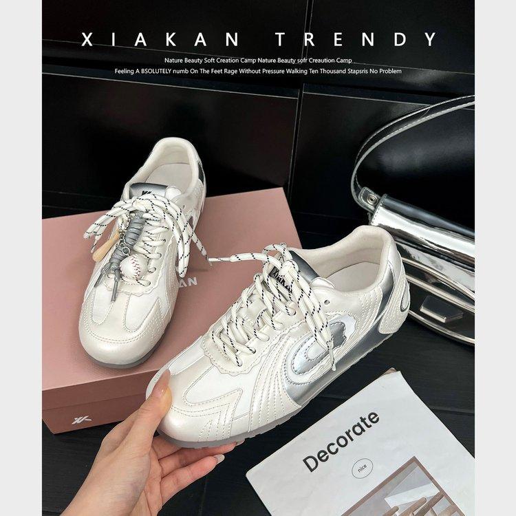 Retro versatile baseball moral training shoes for women 2025 summer new breathable thin casual sports racing Forrest Gump shoes for women