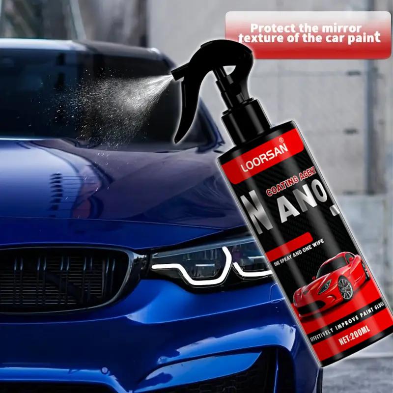 Car Triple-Function Nano Coating Spray - High Quality Scratch Resistant Formula, High Definition Glossy Effect, Ceramic Coating