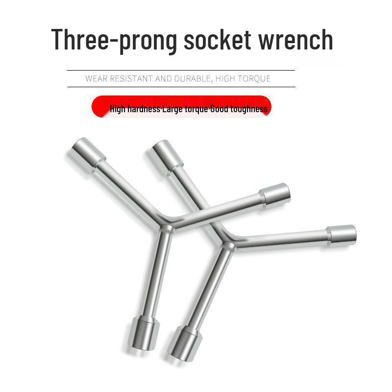 Dreifach erweiterbarer Multifunktions-Y-Steckschlüsselschlüssel für Motorrad- & Autoreparatur