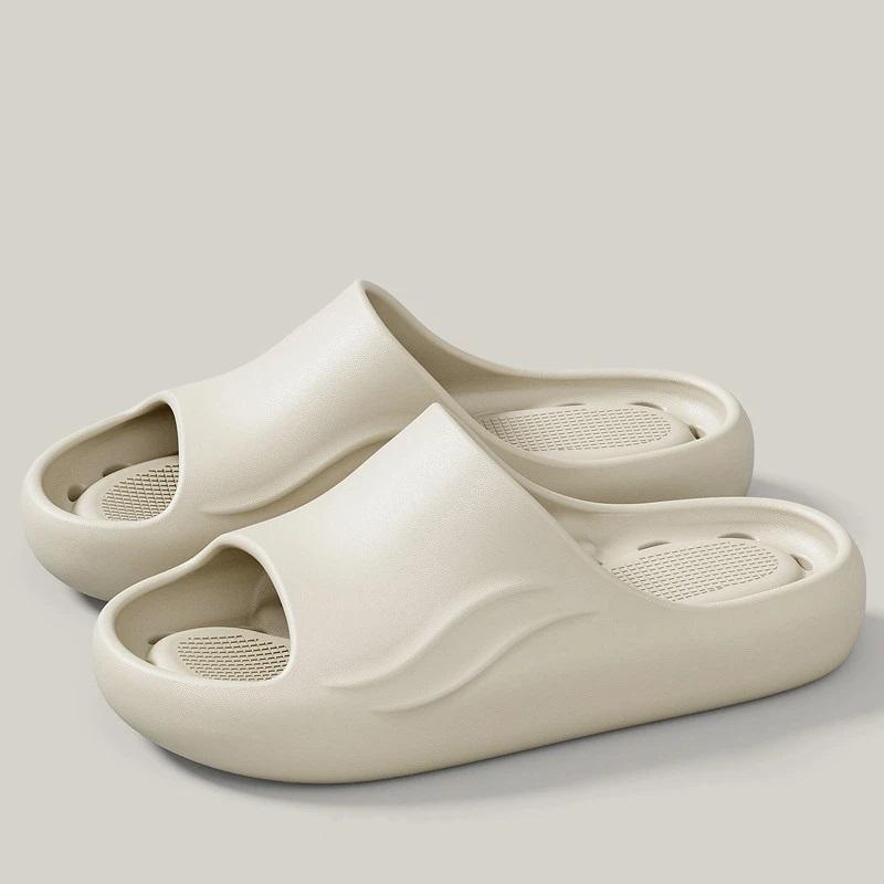 Damen Sommerschuhe einfach, Herren weiche Hausschuhe, rutschfeste Sandalen für Paare Badezimmer, bequeme Outdoor-Strandschuhe für Erwachsene
