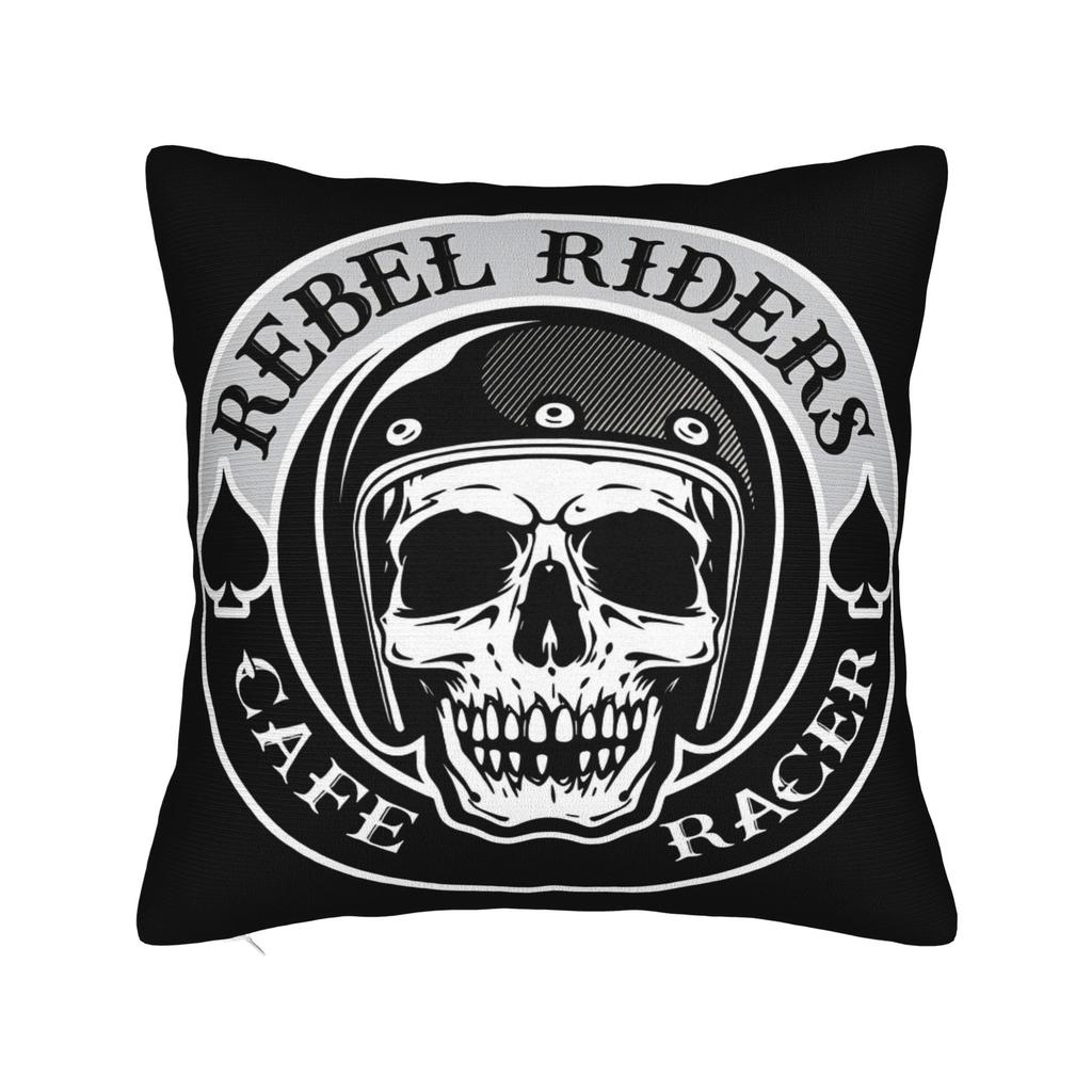 Black Grey Skull Face Día De Los Muertos Pillowcases Novelty Pillow Case For Sofa Home Decor Soft Pillow Cover