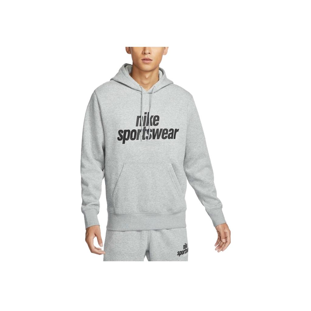 Nike Clubsportswear FW24 Fleece Serie 1972 Lässig Schlicht Bequemer Fleece-Hoodie Herren-Hoodies Grau HJ2160063
