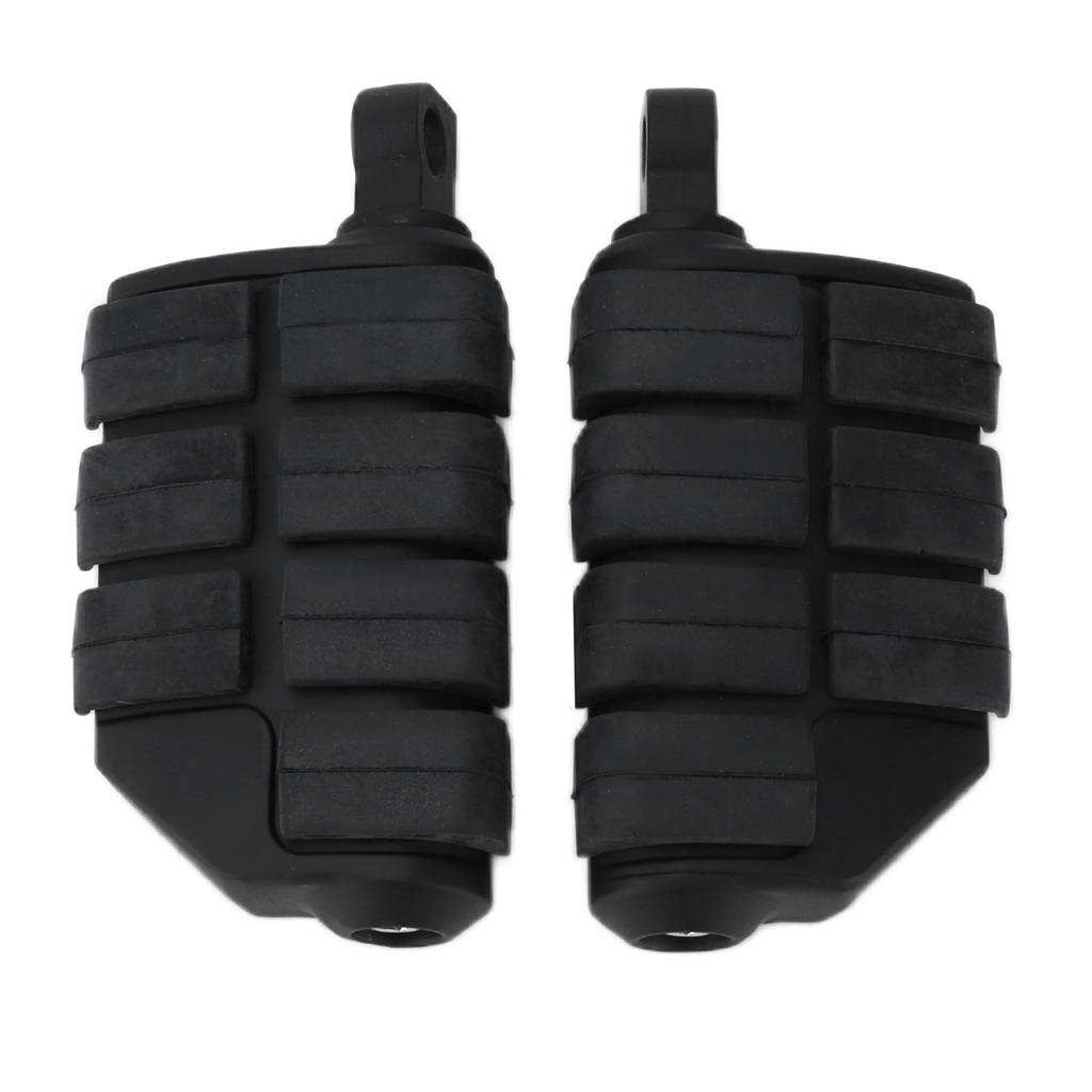 Motorcycle Footpegs Footrest CNC Aluminum Alloy Rubber   Replacement For