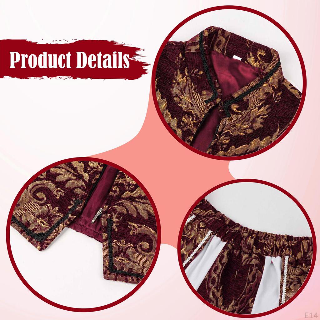 Costume Christmas Medieval King suits for Nightclub