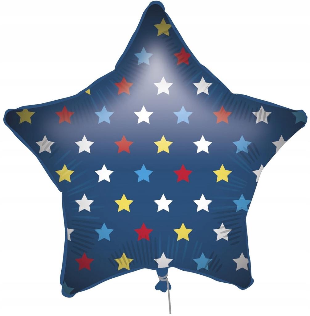 Star Foil Balloon Helium Weight Set 46cm