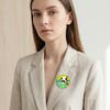 Unisex Brooch Cartoon Kitten Design Zinc Alloy Brooch Pin Bag Sweater Suit Lapel Decorative Enamel Badge Versatile Accessory