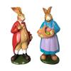 Outdoor Yard Garden Figure Decorative Cute Collectible Bunny Yard Decoration for Tabletop Bookshelf Living Room Home Holiday