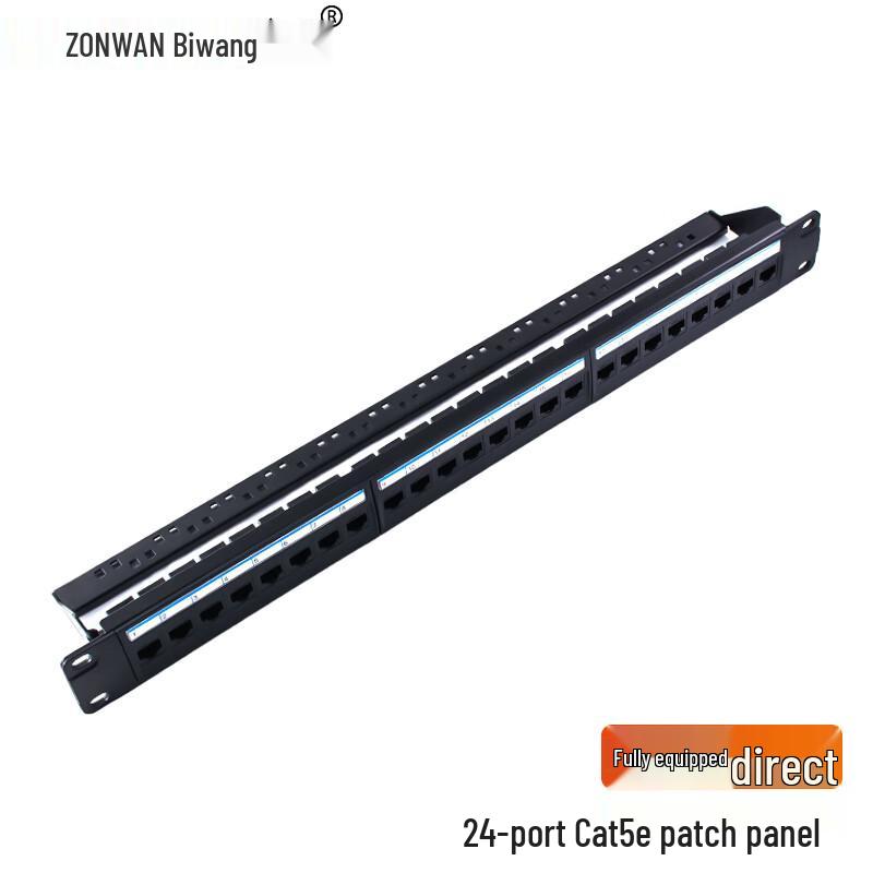 ZONWAN Rack-Mounted Network Patch Panel
