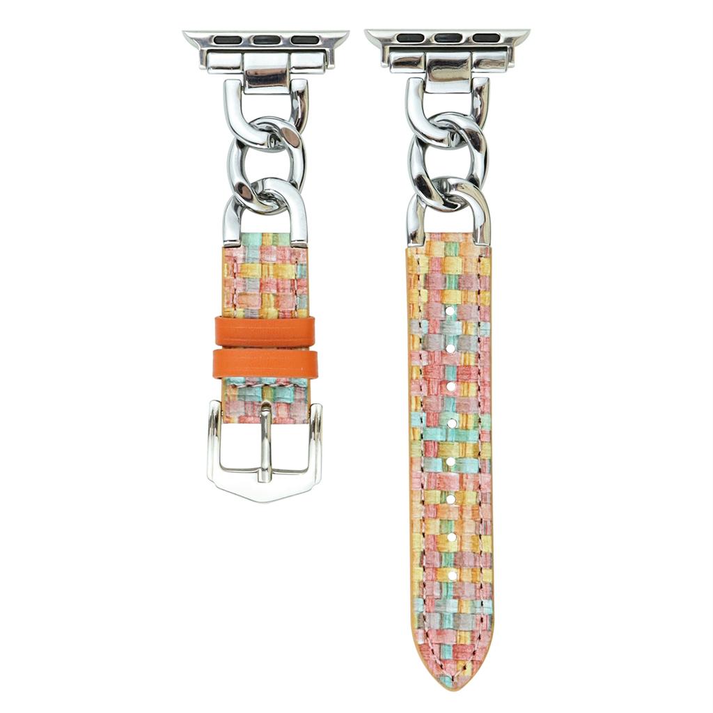 Curea din piele inoxidabilă la modă pentru Apple Watch Series 8 7 6 41 45 mm Curea stil brățară pentru IWatch Ultra 65 4 3 2 Se Band 40 44 mm Accesorii pentru bandă