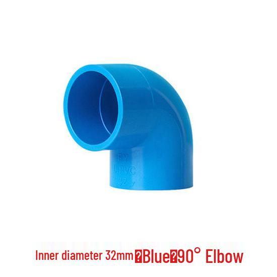 PVC 90-Degree Right Angle Elbow Water Pipe Fittings (20-75mm)
