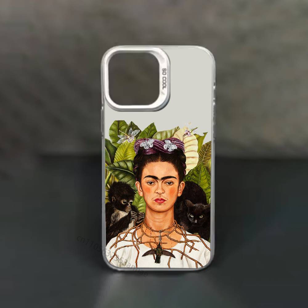 Artist F-Frida K-Kahlos phone Case for iPhone 17 11 12 Pro Max Plus Mini Air SE 16e 14 15 16 13 Soft Shell