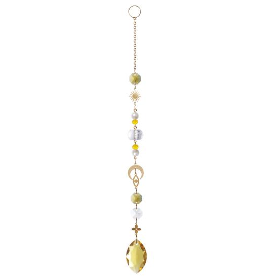 Dekoracyjny wisiorek Windchimes witalność pryzmaty przyciągające wzrok dobrze odzwierciedlone zwiększenie Sun Catcher Home Decor