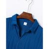 Men's Casual Breathable Solid Color Short Sleeved Shirt