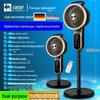 Camel Remote-Controlled Electric Floor Fan with Light and Oscillation