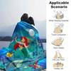 The Little Mermaid Cartoon Blanket, Short Plush Cute Warm Blanket, Living Room Home Decoration Sofa Four Seasons Travel