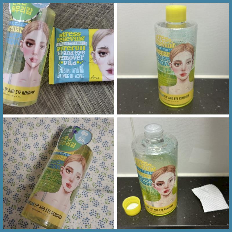 [Ariul] Stress Relieving Micellar Lip and Eye Remover 300ml/Vegan/Olive Young's pick