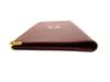 Authentic Cartier Must De Cartier Bordeaux Leather Flap Bill Wallet Checkbook Holder #b244  Open Box