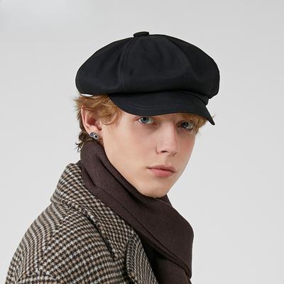 Baret Japonský styl Jarní a letní univerzální klobouk pro novináře, malířský klobouk Britský retro klobouk osmiboký klobouk pro muže a ženy