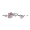 F136 G23 Titanium Zircon Navel Ring with Four-Prong Setting - Super Shiny Body Piercing Jewelry