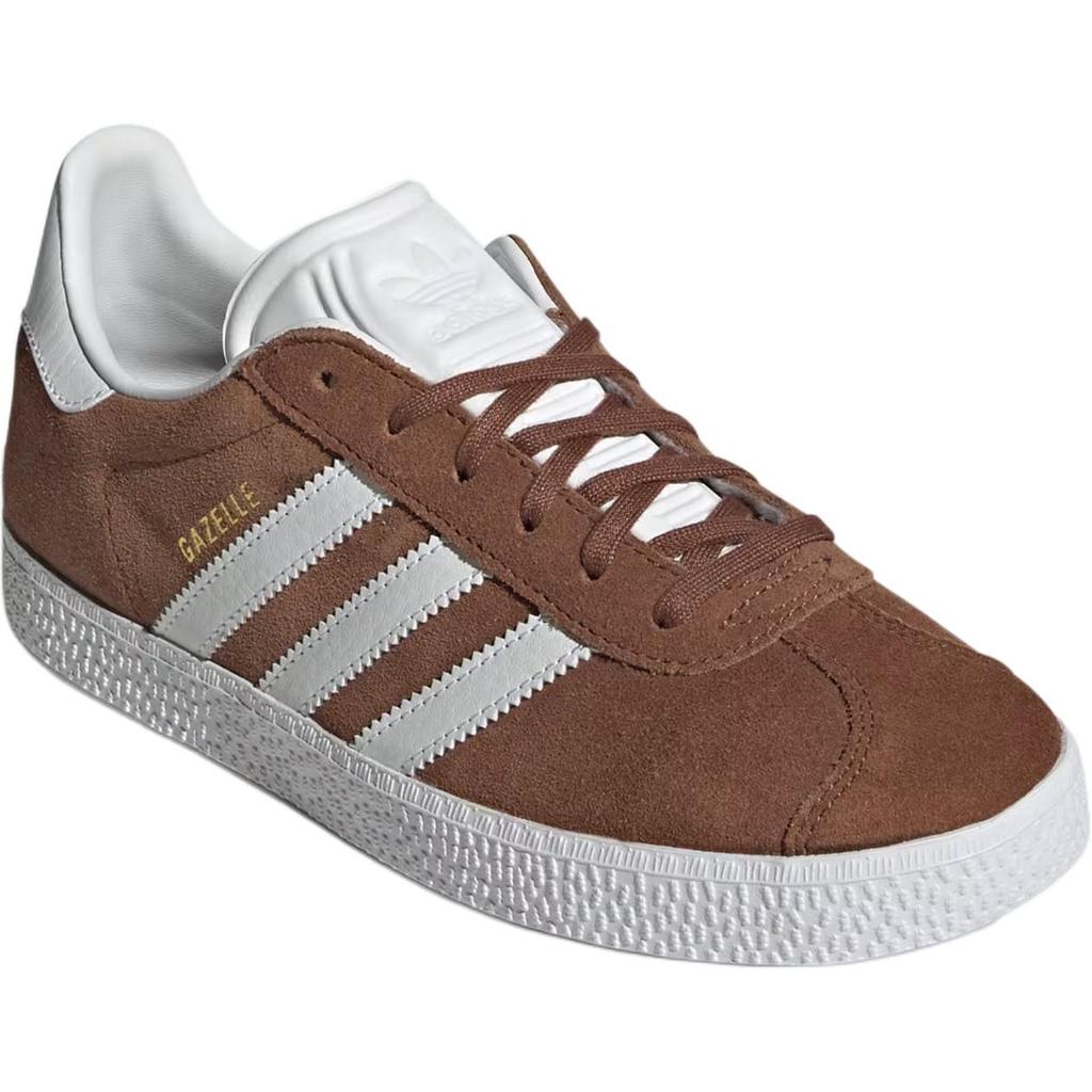 Adidas Gazelle J Preloved Brown Kids Sneakers Cloud-White Gold-Metallic IF9802