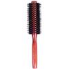 Ross Round Hair Brush with Natural Boar Bristles & Nylon Pins | Professional Blow Dry Styling Brush for Volume, Curl & Shine | Frizz Control | Woode
