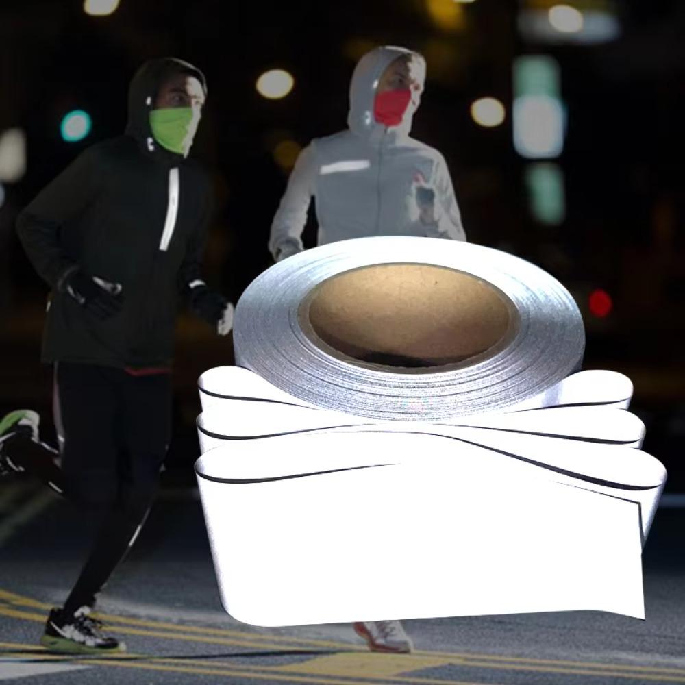 High Visibility Reflective Chemical Cloth Silver Light Reflective Tape  Sewing