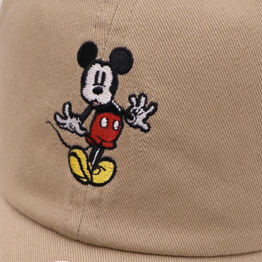 (47BRAND) Kids Cleanup Disney Mickey Mouse Cap Hat Disney Children's Kids Size (JP, Alphabet, Free Size, Khaki (14865115))