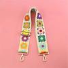 Hand DIY Embroidery Vintage Style Adjustable Shoulder Strap Colorful Crossbody Replacement Strap Handbags Purse Accessory Strap