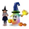 Nafukovací duch Halloween s dálkovým ovládáním RGB LED světla Venkovní dětské hračky Halloween dekorace