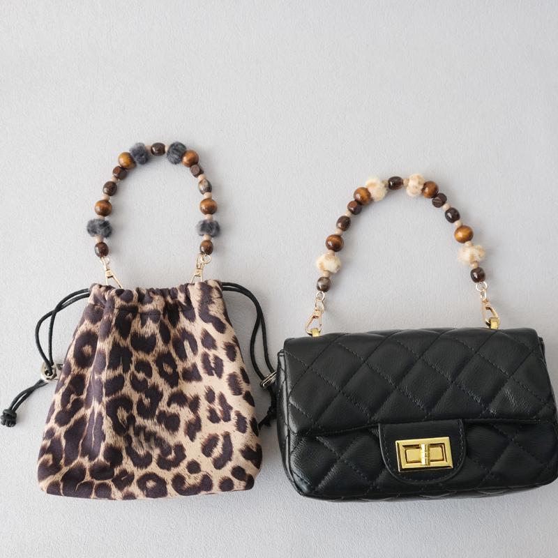 New Fashion Woman Bag Accessory Detachable Candy Beaded Chains Cute Acrylic Luxury Strap Women Elegant Bag Shoulder Handle Chain