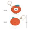 Bamen Bug Club Cartoon Access Control Card Leather Case Keychain Creative Cute Girl Key Pendant Bag Hanging Personalized Gifts