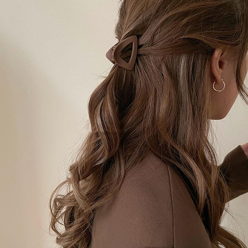 High Ponytail Shark Hair Clip - Women's Small Hairpin for Back of Head