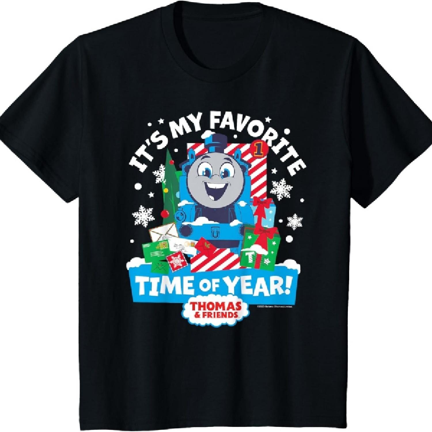 

Kids Thomas & Friends - It s My Fav Time Of Year T-Shirt XXXXXL чорний