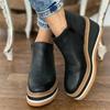 Women New Flat Women's Boots Zipper Women Shoes Plus Size Ankle Boots Keep Warm Winter Shoes