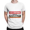Fixes Everything Except My Personality Funny Tylenol Meme Sticker Novelty Graphic 100 Cotton TShirt Tylenol Tees Tops For Unisex
