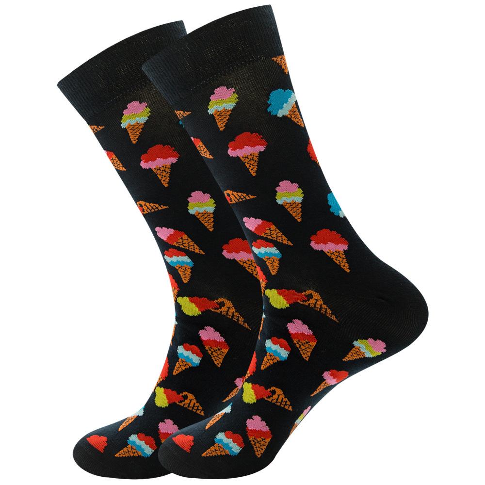 New INS beer corn men's and women's socks watermelon  dog sushi tide socks  dog socks comfortable breathable socks