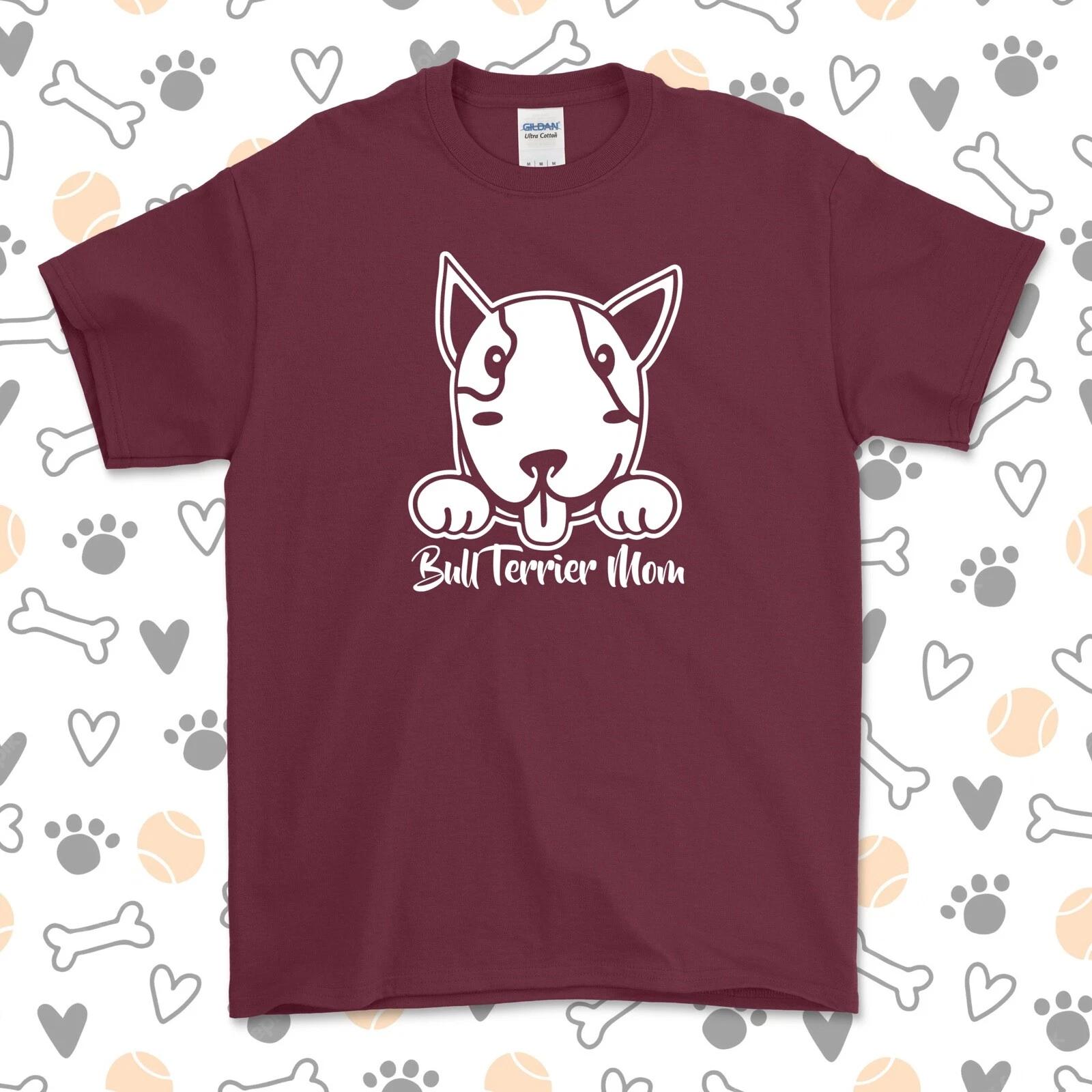 Bull Terrier Mom T-Shirt | Dog Breed | Pick Your Color! | Dog Mom | 3XL