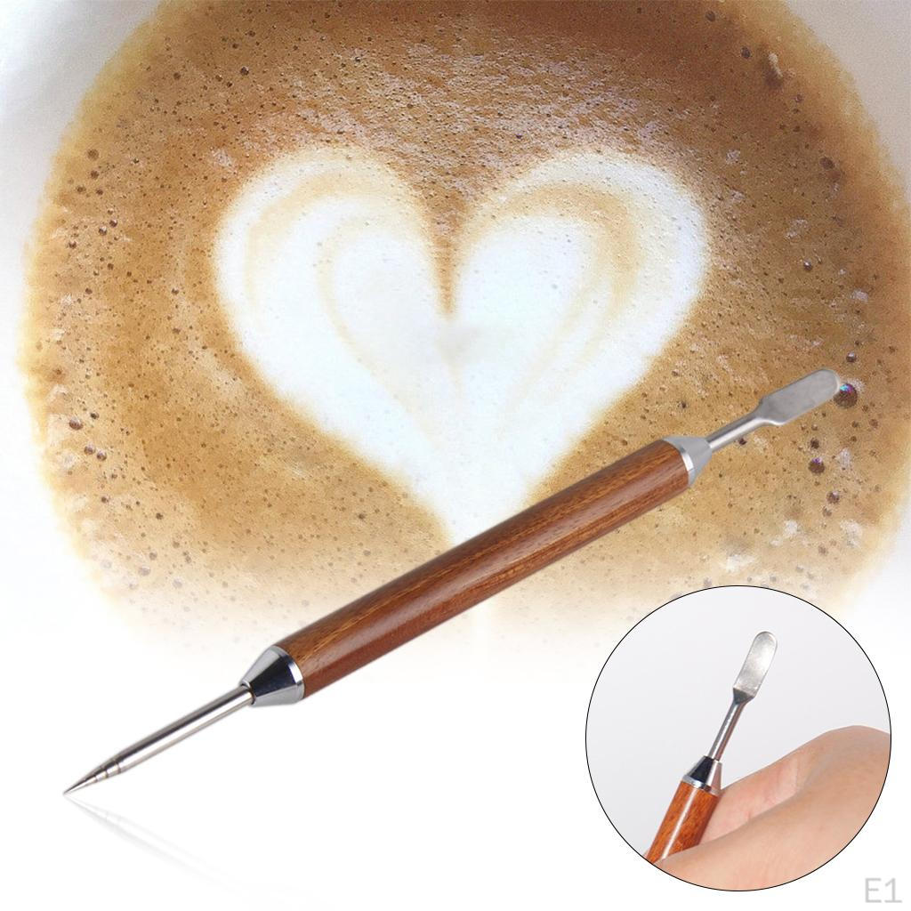 Pen Cake Decoration Barista Coffee Carving