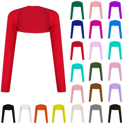 Ladies Solid Color Raglan Long Sleeve Shawl